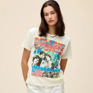 NWT DAYDREAMER ROLLING STONES STEEL WHEELS RINGER TEE, VARIOUS SIZES